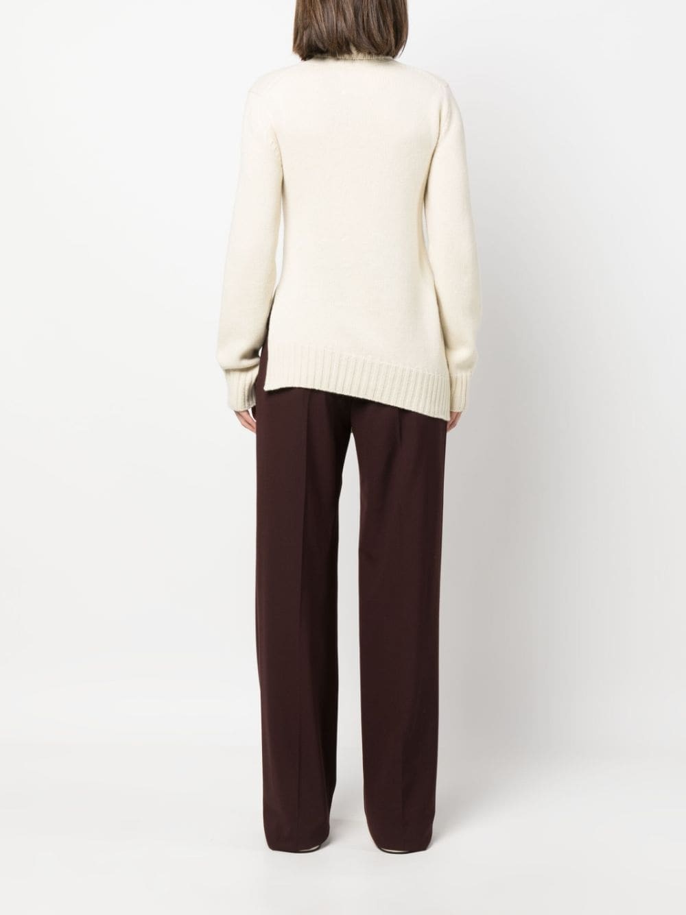 asymmetric-hem jumper - 4