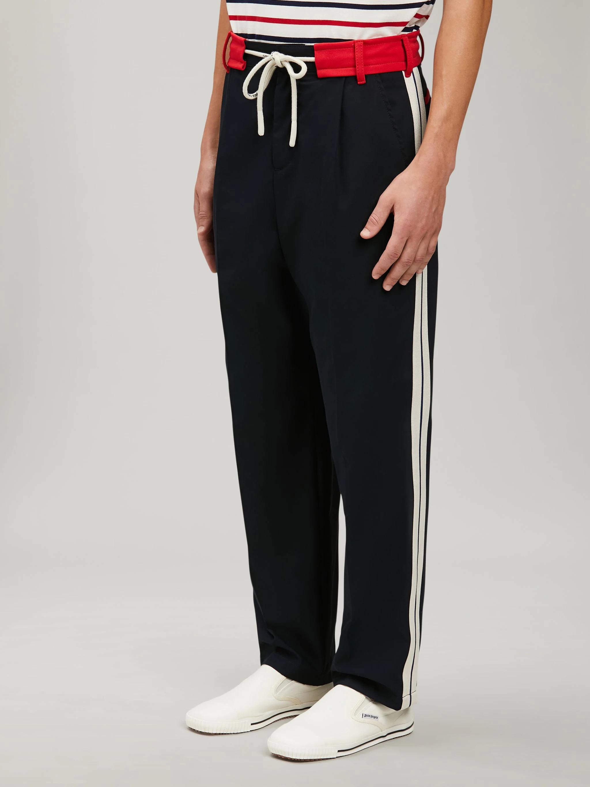 TRACK BELT PANTS - 4