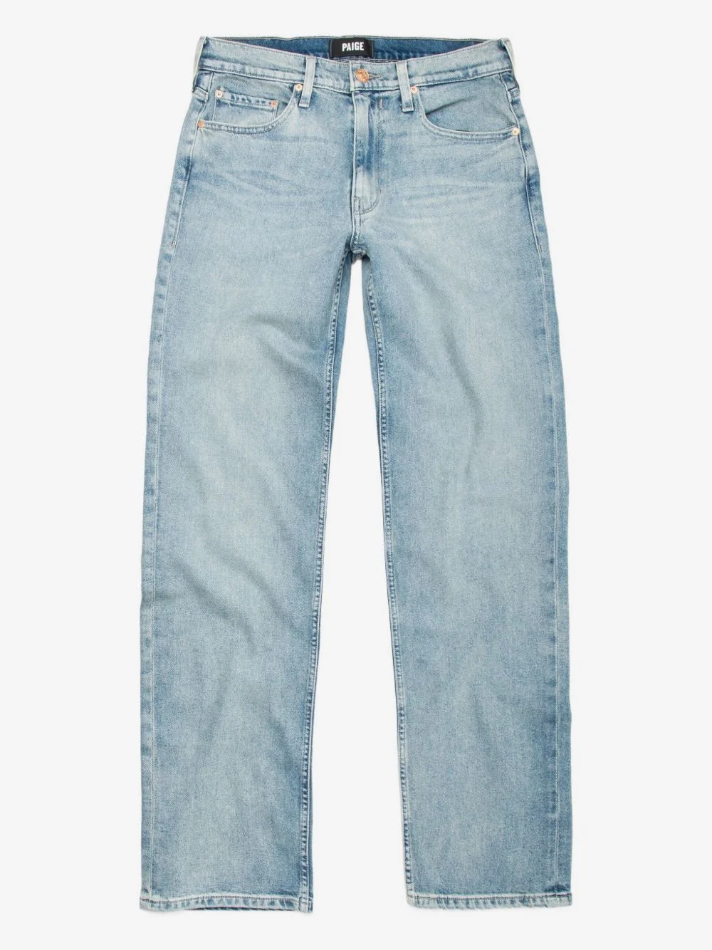 Doheny light-wash straight-leg jeans - 1