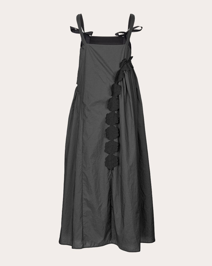 Oaklyn Floral-Appliquéd Nylon Midi Dress - 5