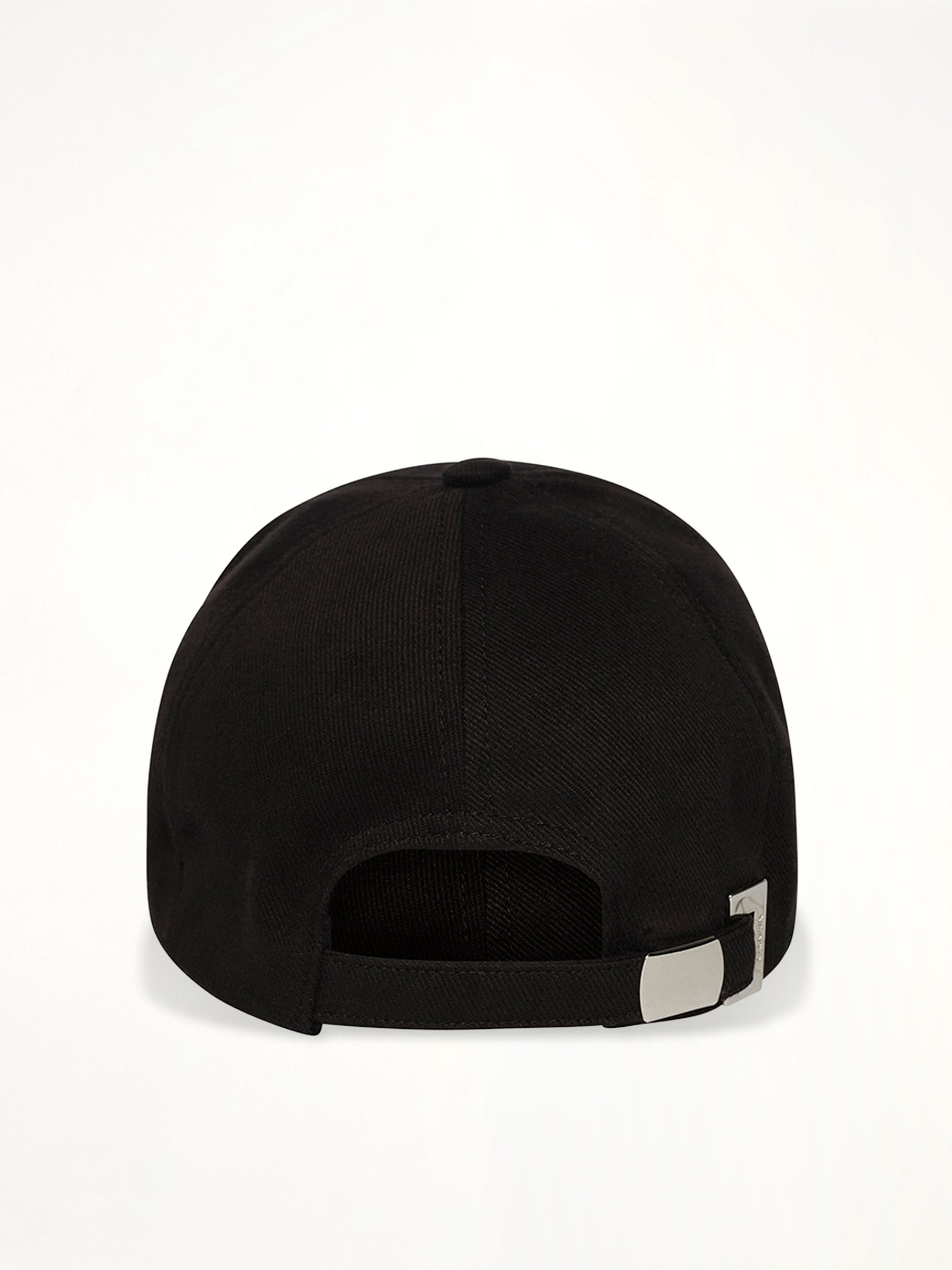 Balmain Signature Cotton Cap in Black - 3