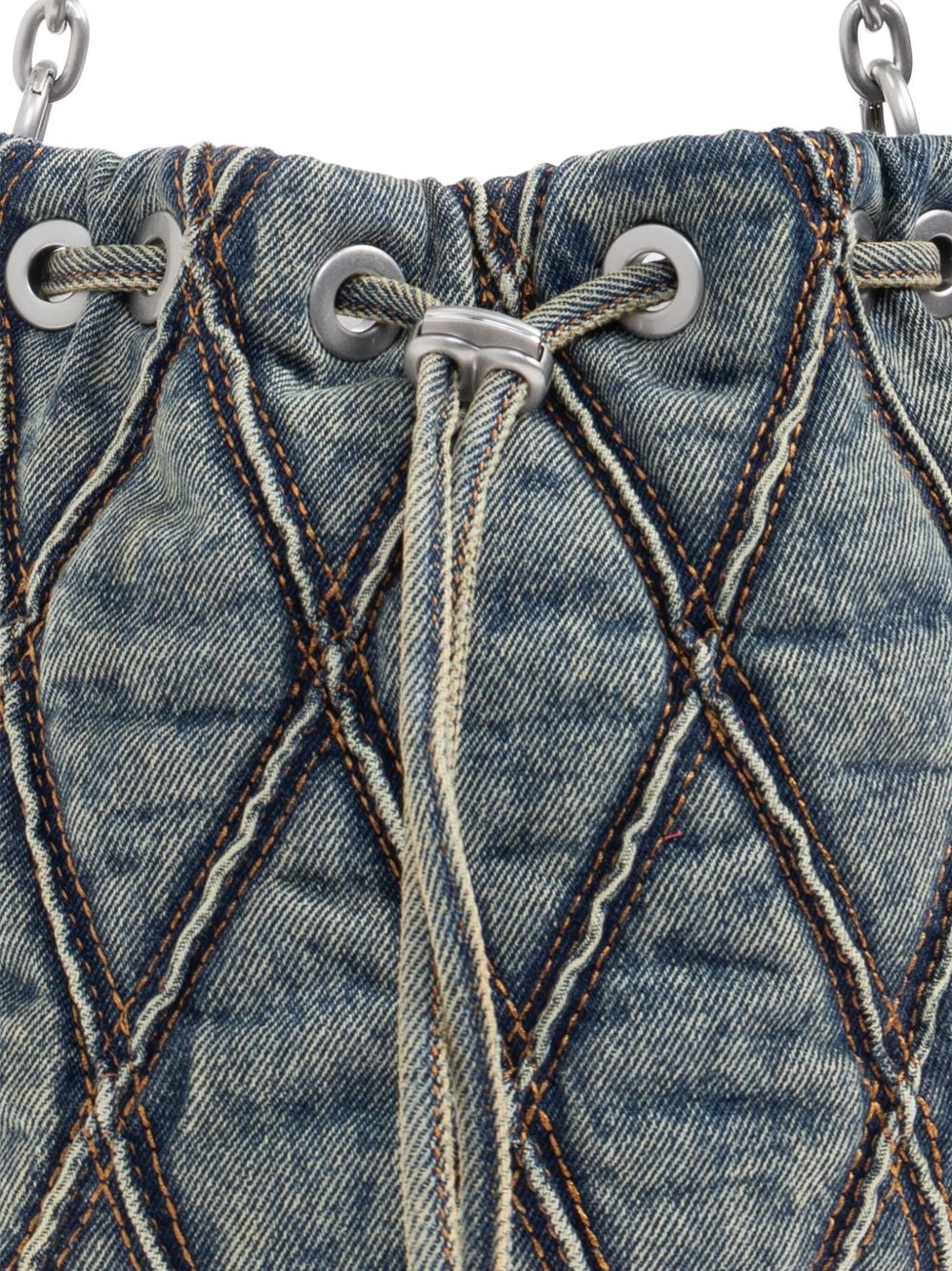 mini Charm-D quilted chain-strap bag - 4