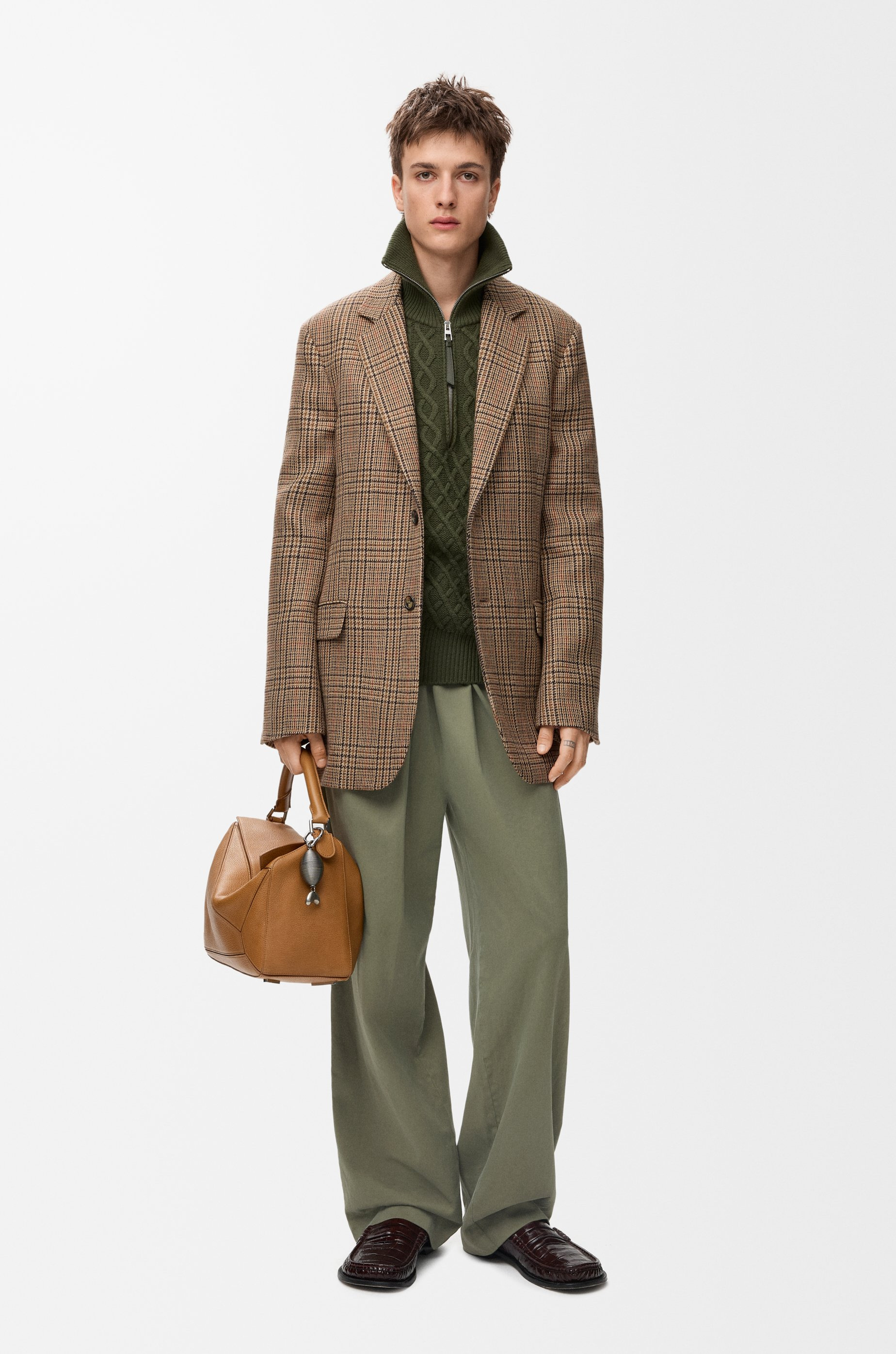 Belted trousers in cotton - 2