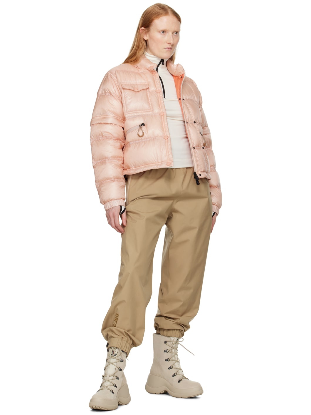 Moncler Grenoble Pink Mauduit Down Jacket | ssense | REVERSIBLE