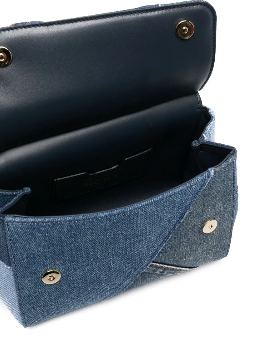 Sicily denim tote bag - 6