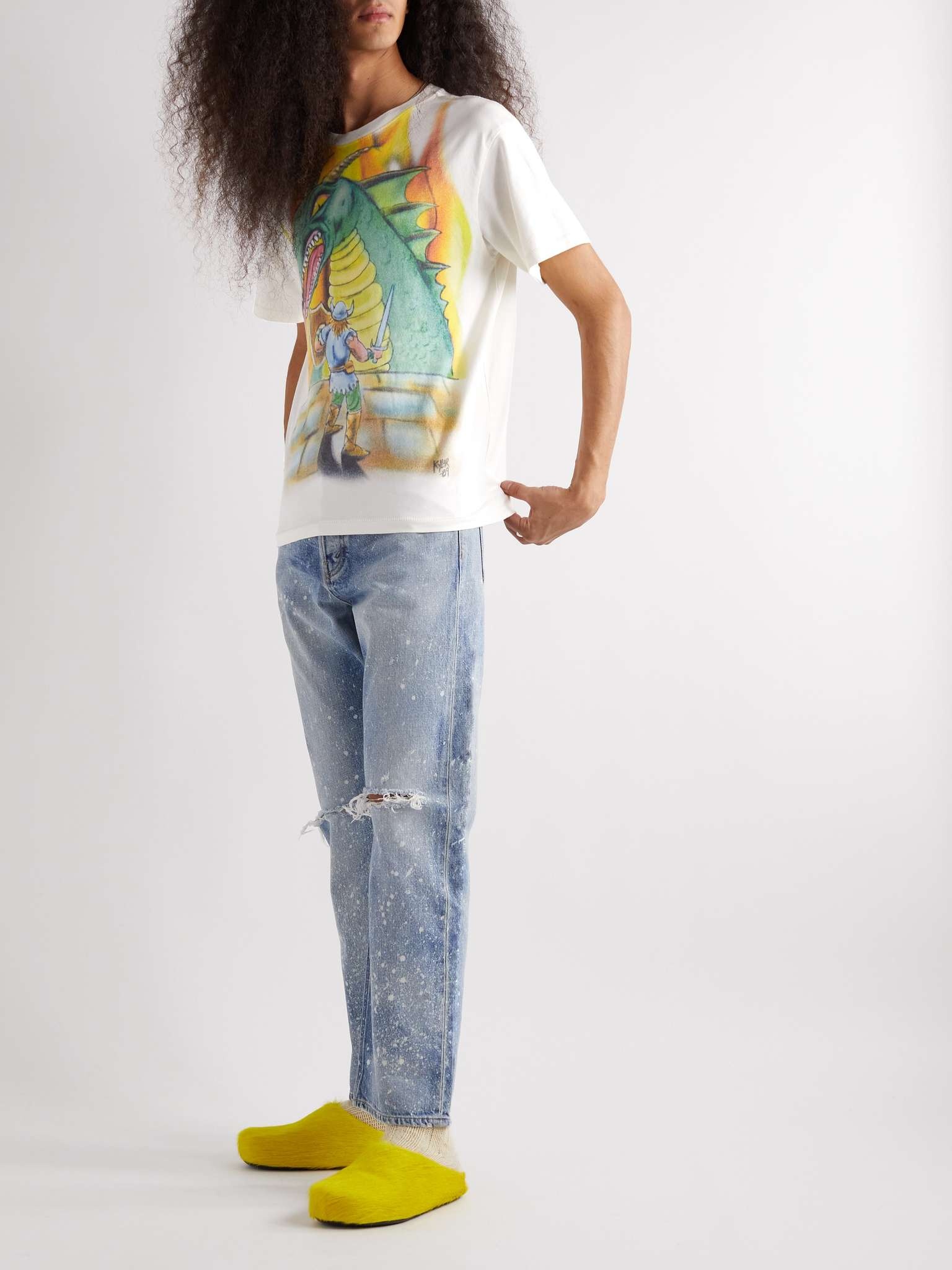 Printed Cotton-Jersey T-Shirt - 2