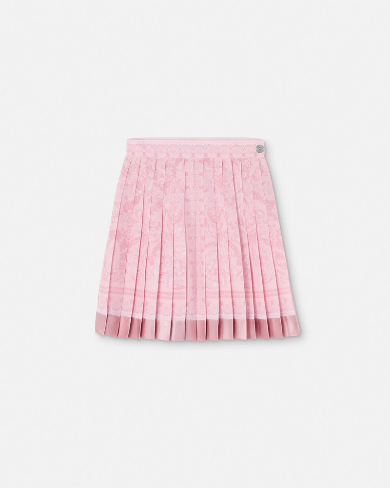 Barocco Pleated Mini Skirt - 1