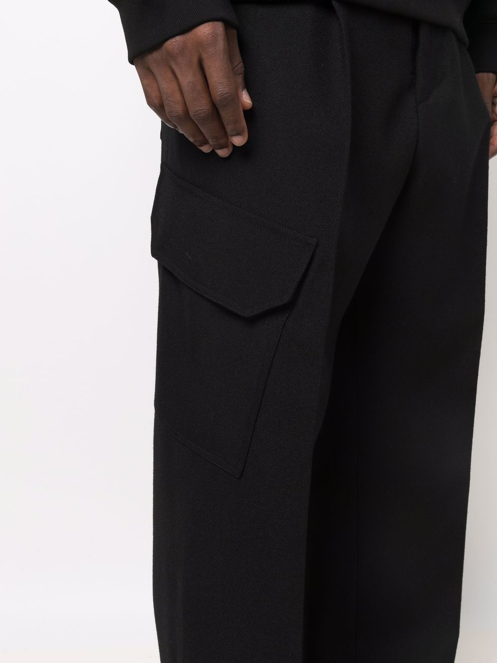 cropped pleated trousers - 5