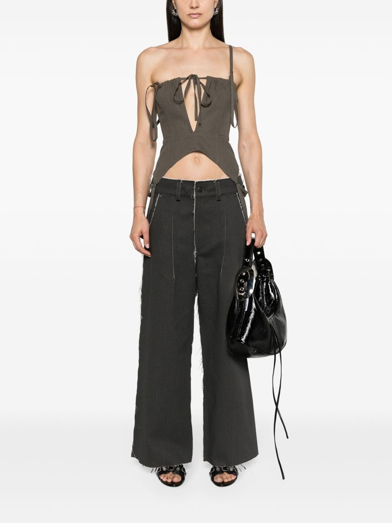 ELENA VELEZ cut-out corset top outlook