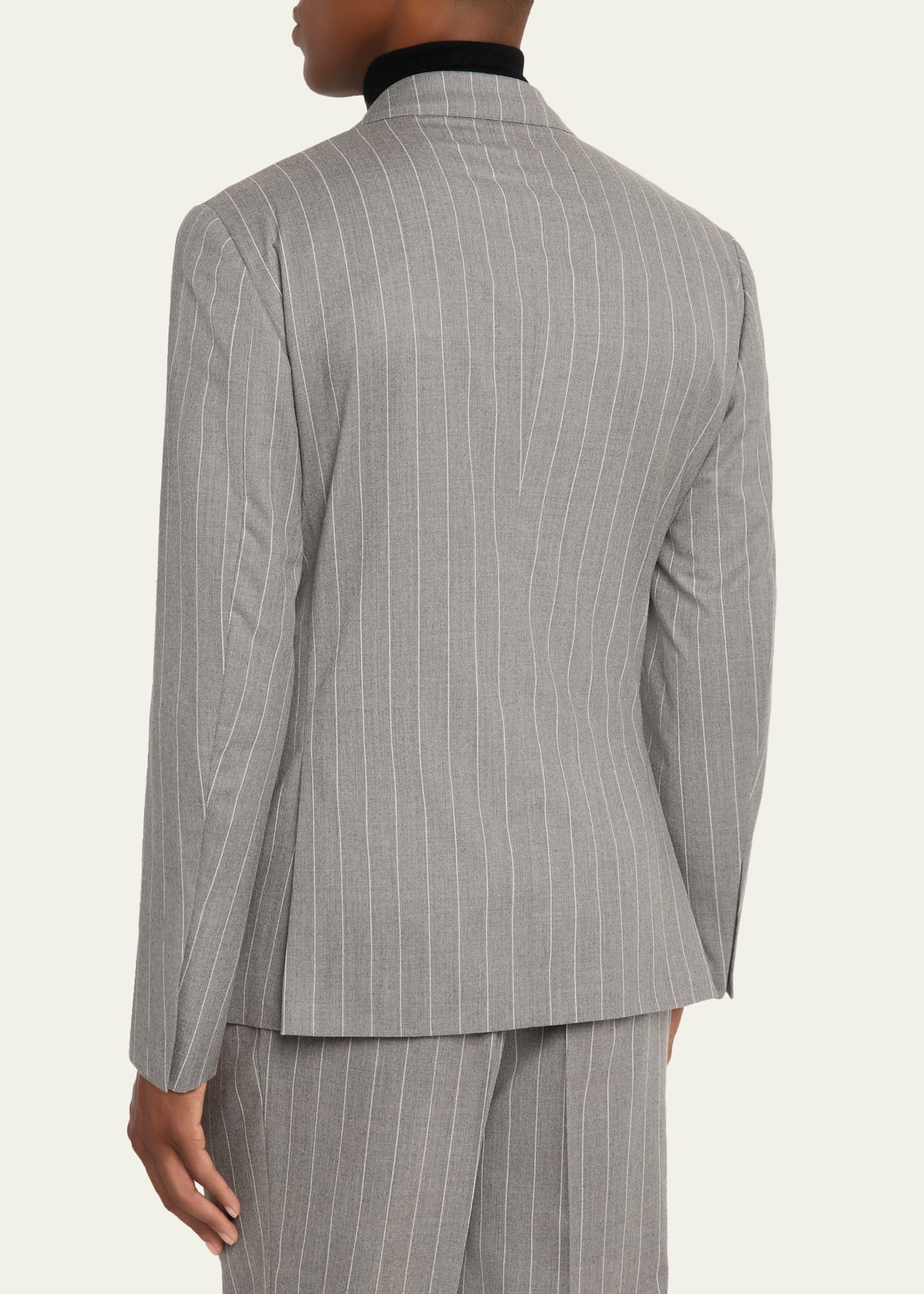 Men's Kent Wool Hairline Double-Breasted Sport Coat - 3