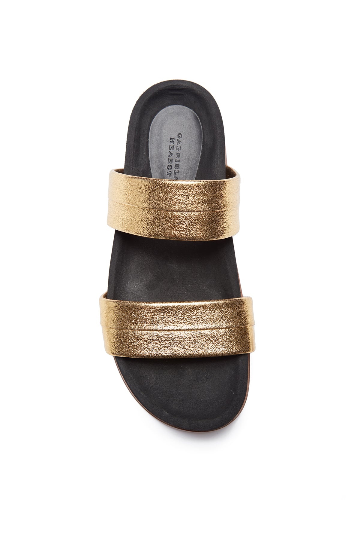 Striker Platform Sandal in Gold Leather - 4