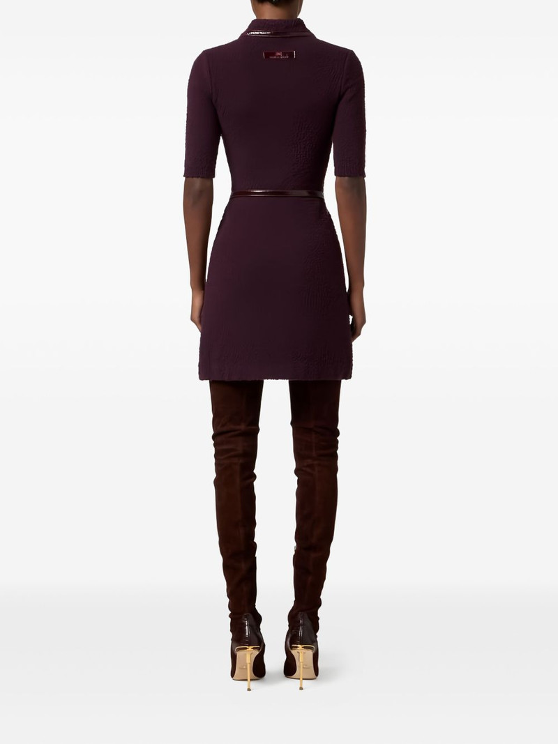 bouclé-knit mini dress 3