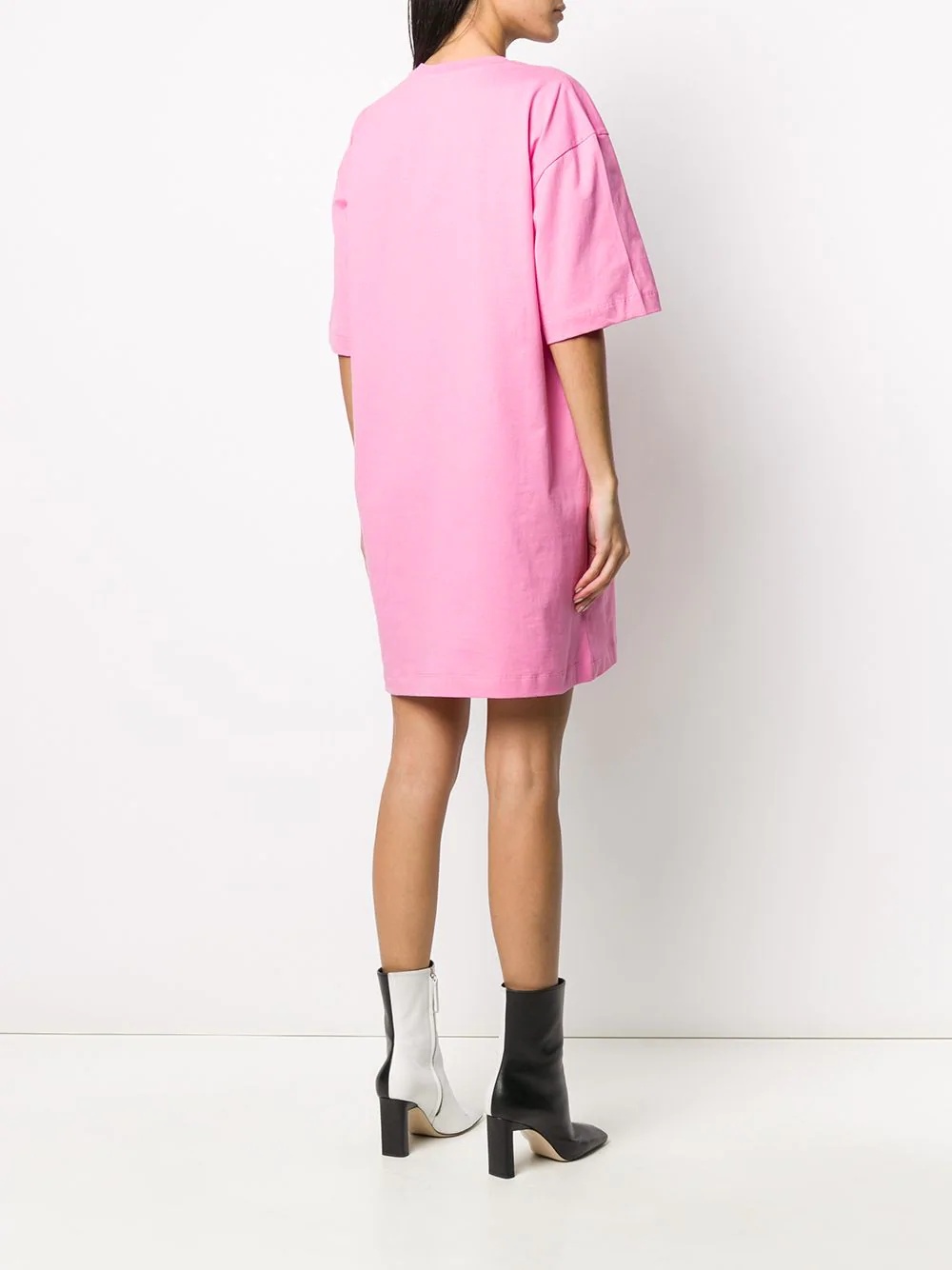 loose-fit logo T-shirt dress - 4