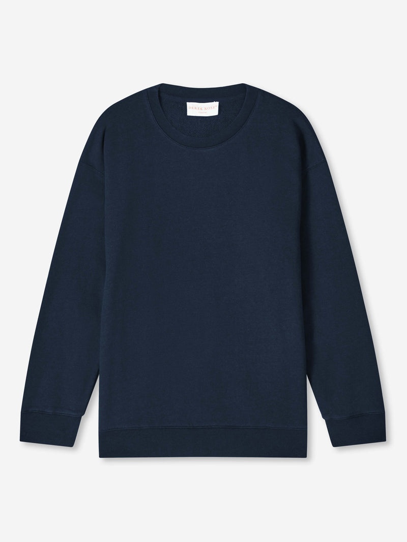 Women's Sweatshirt Quinn Cotton Modal Stretch Navy - 1