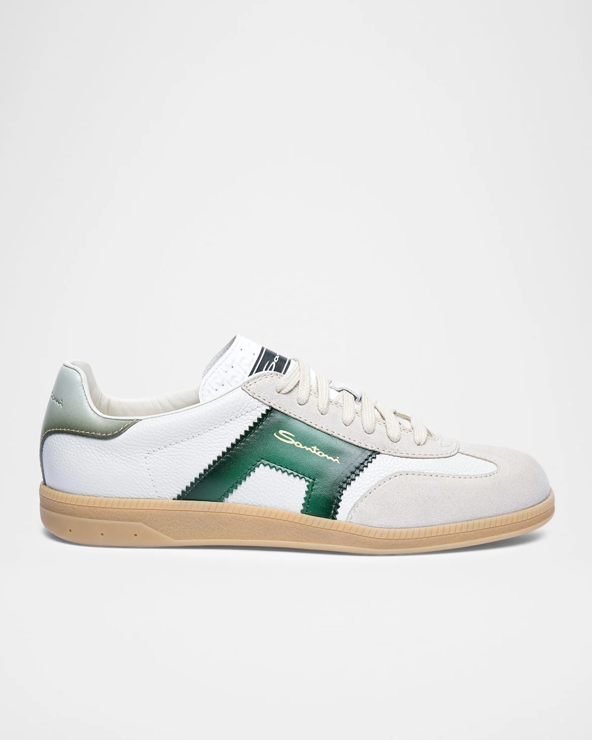 Men's Olympic Leather Low-Top Sneakers - 1