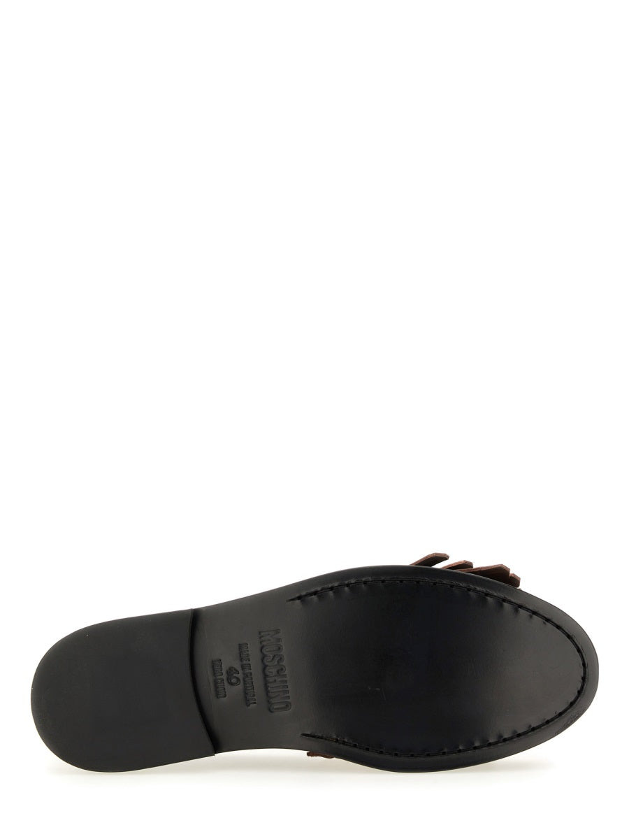 Moschino Women Moccasin With Bangs And Coin - 5