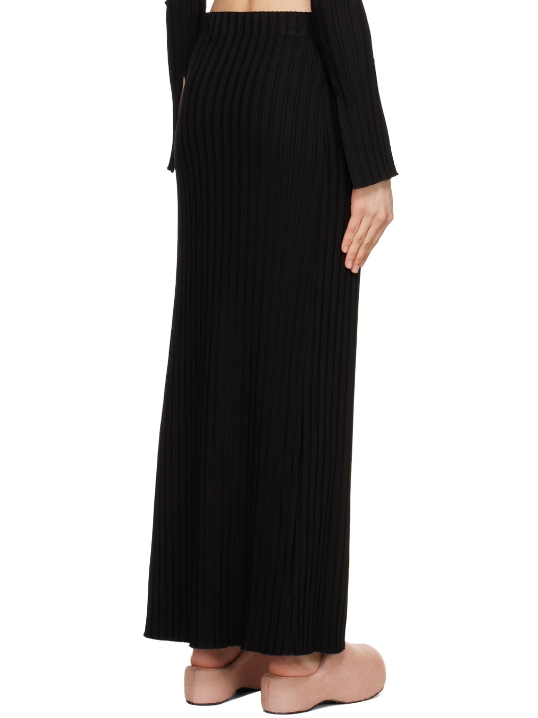 Black Yadder Maxi Skirt - 3