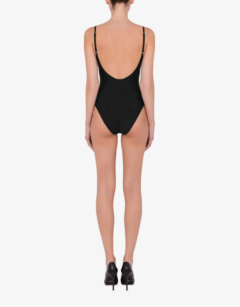CHECK LOGO ONE-PIECE SWIMSUIT 3