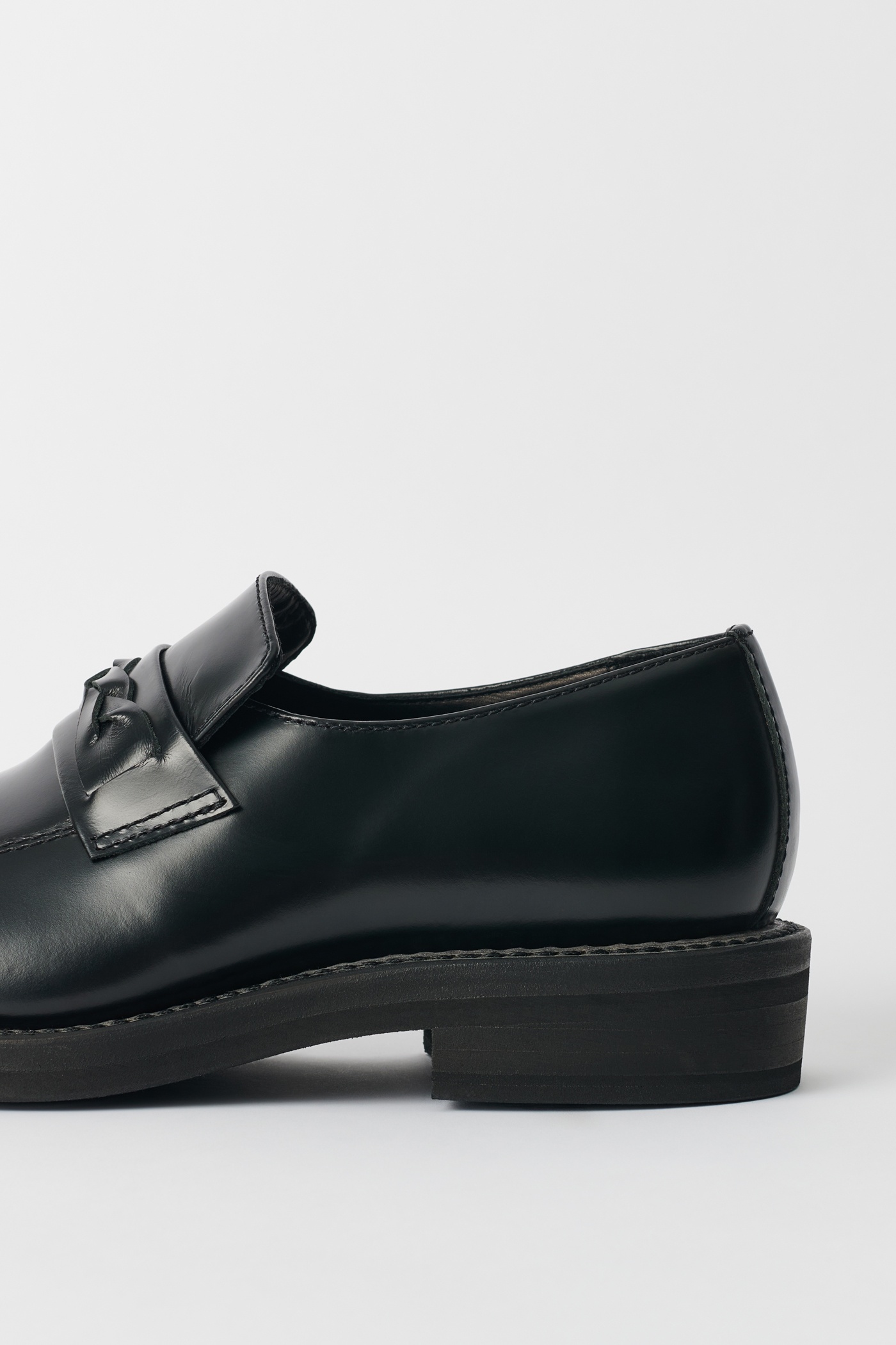 Nakano Shoe Glazed Black Leather - 3