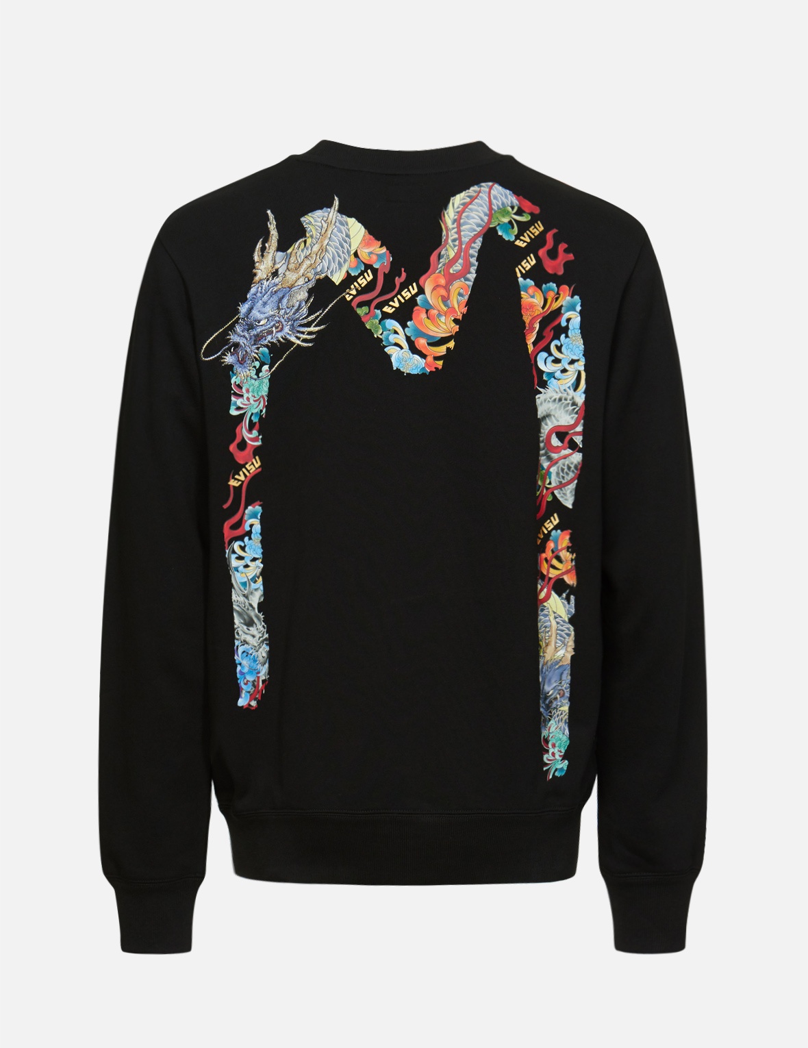 DRAGON-EMBROIDERED DAICOCK PRINT SWEATSHIRT - 2