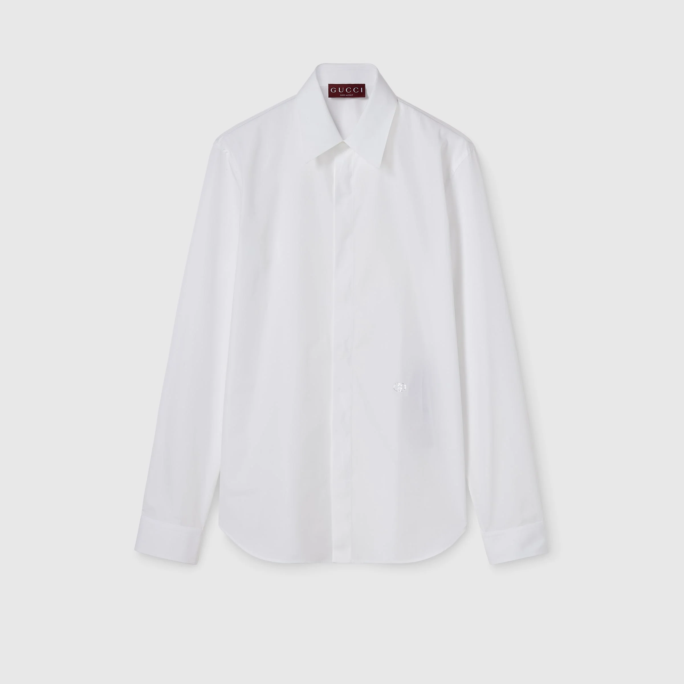 Piece dyed poplin shirt - 1