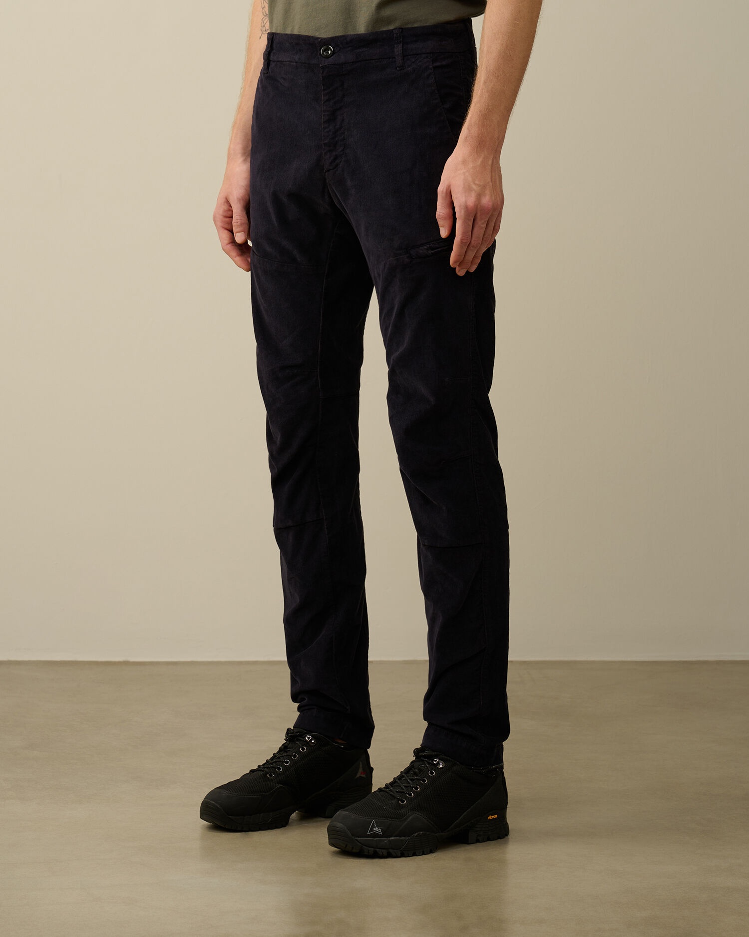 【新品】C.P. COMPANY corduroy work pants C.P. Company Corduroy Regular Utility Pants Green Cargo