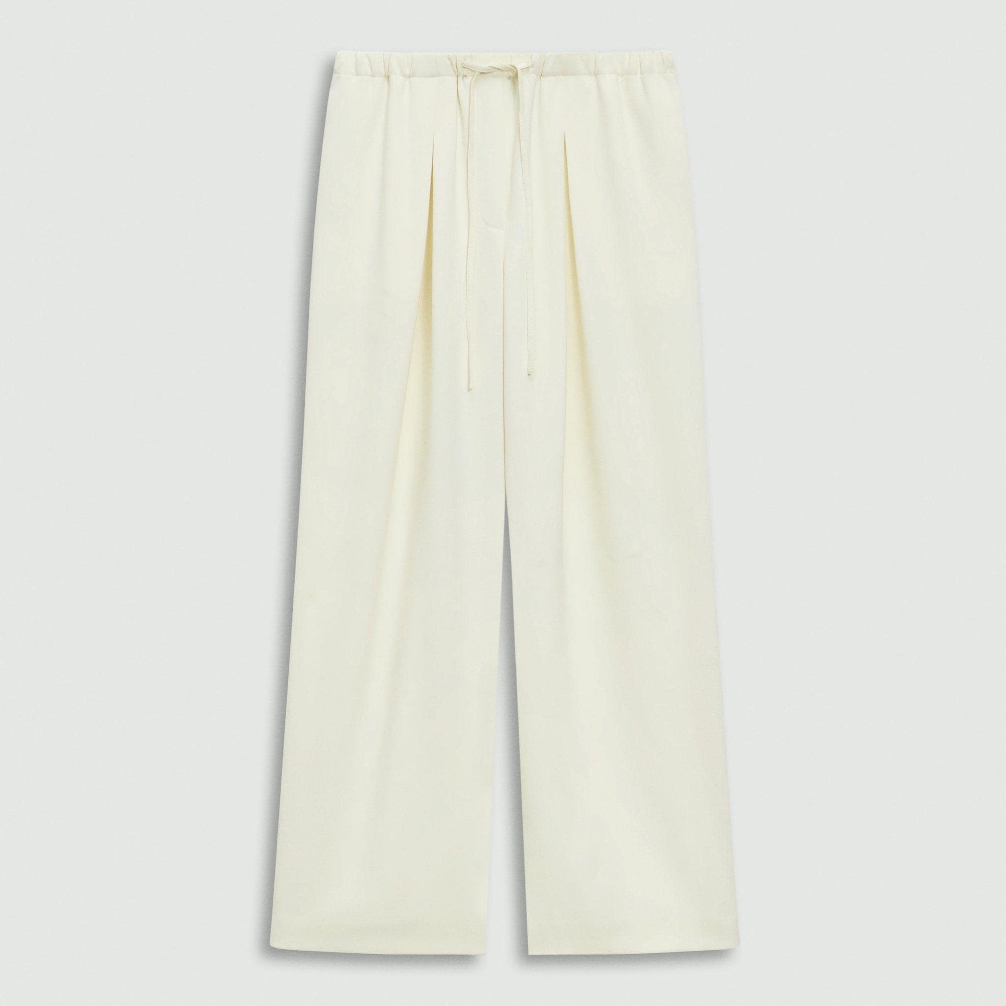 Pleated Pull-On Pant in Admiral Crepe - 1
