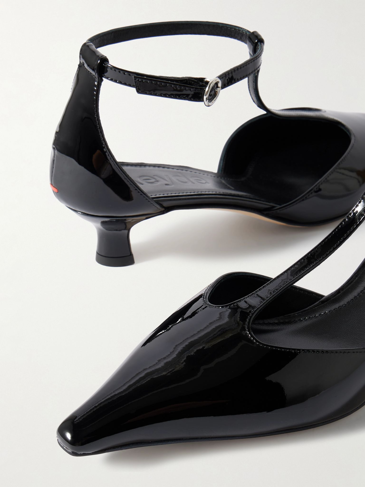 Liz patent-leather pumps Black - 4
