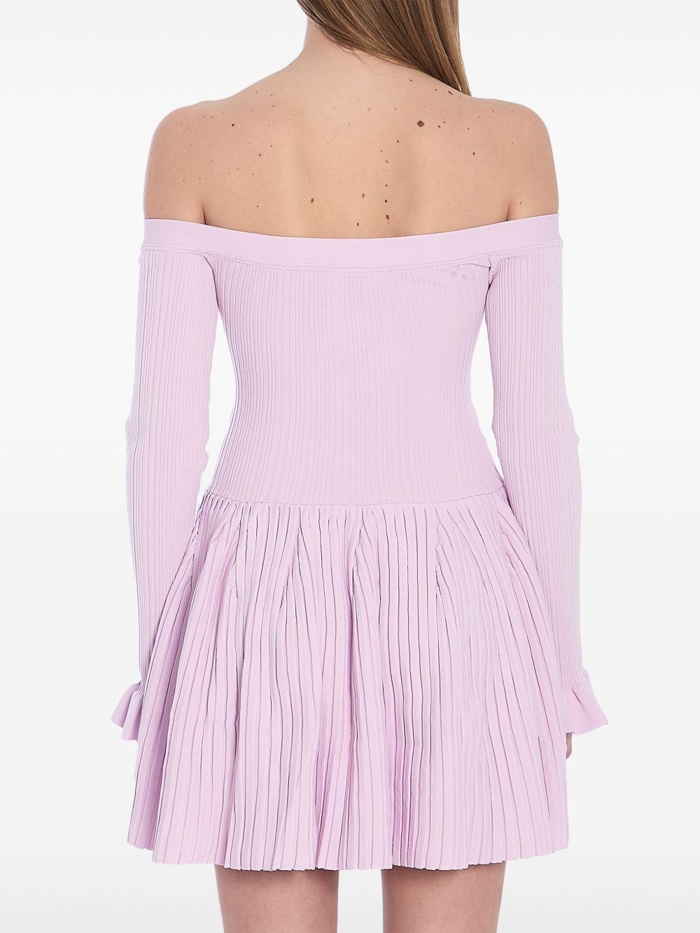 ribbed mini dress - 3