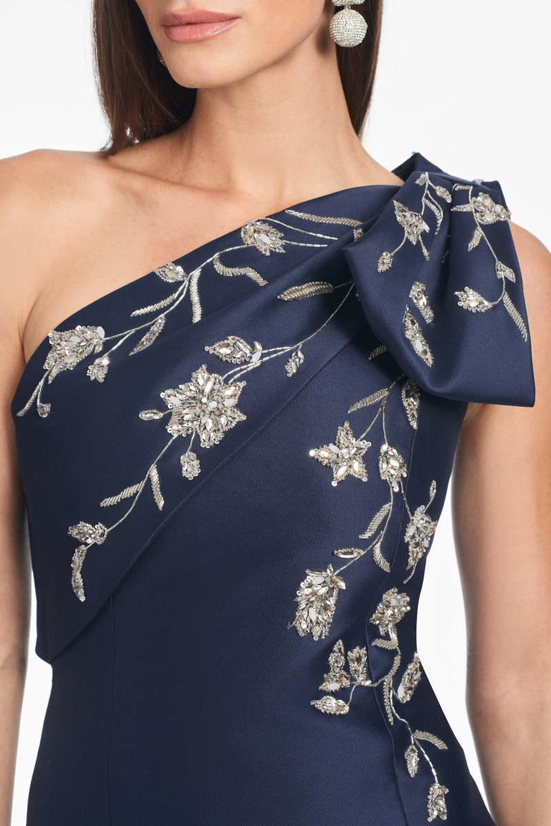 SACHIN & BABI EMBELLISHED OLIVIA GOWN - NIGHT SKY outlook