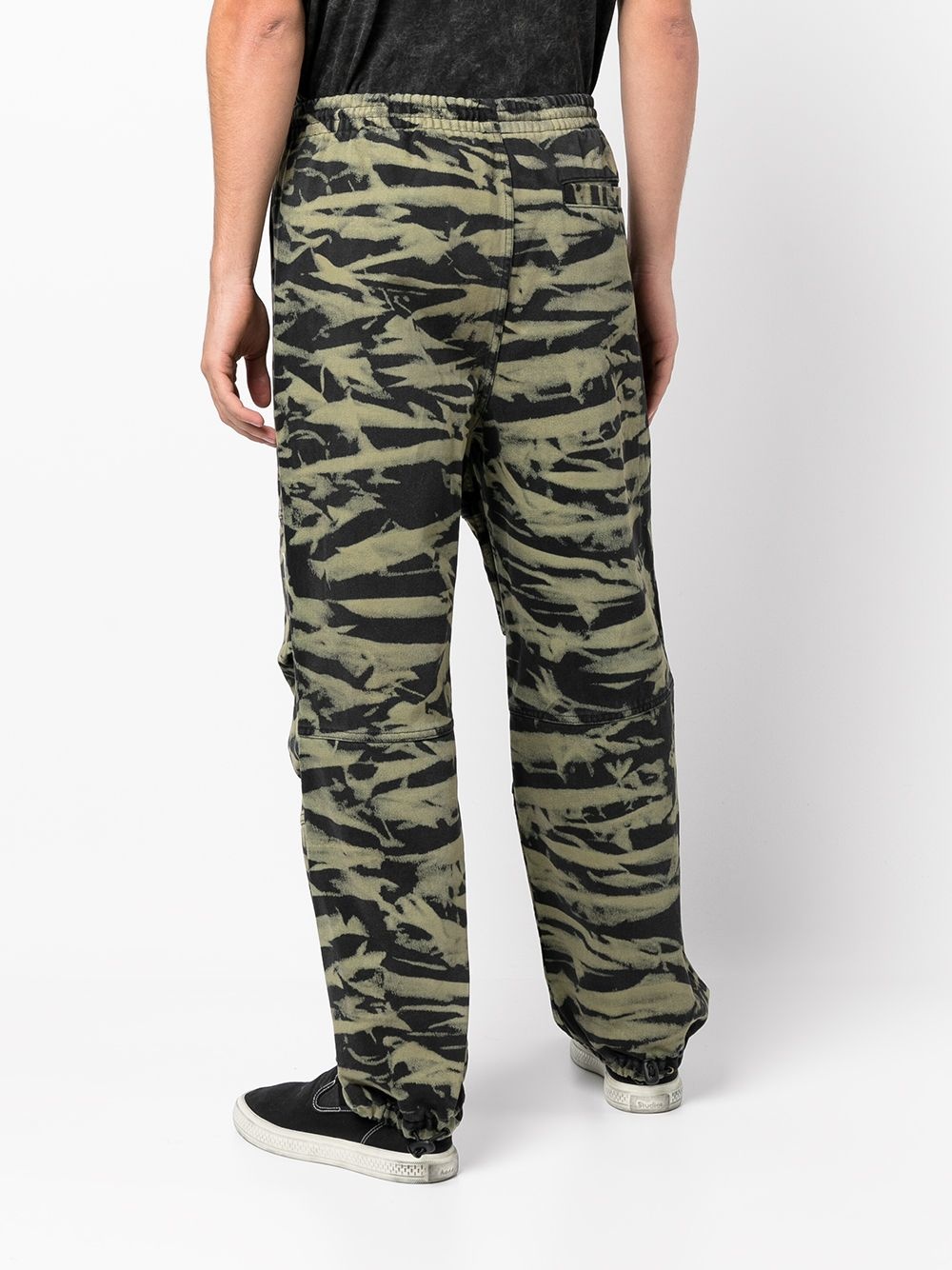 camouflage-print wide leg trackpants - 5