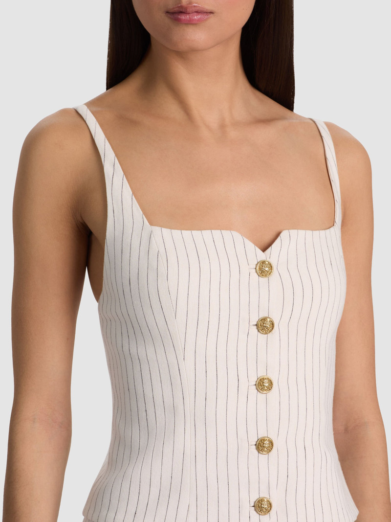 KELCEY LINEN VEST 4