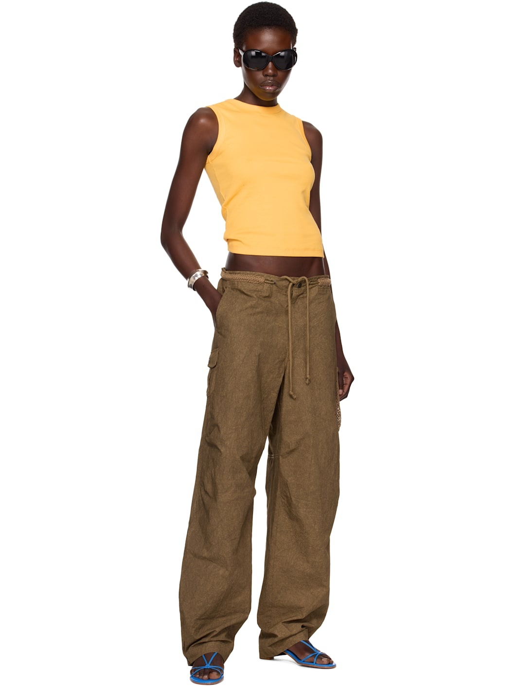 SSENSE Exclusive Yellow Esmé Tank Top - 5