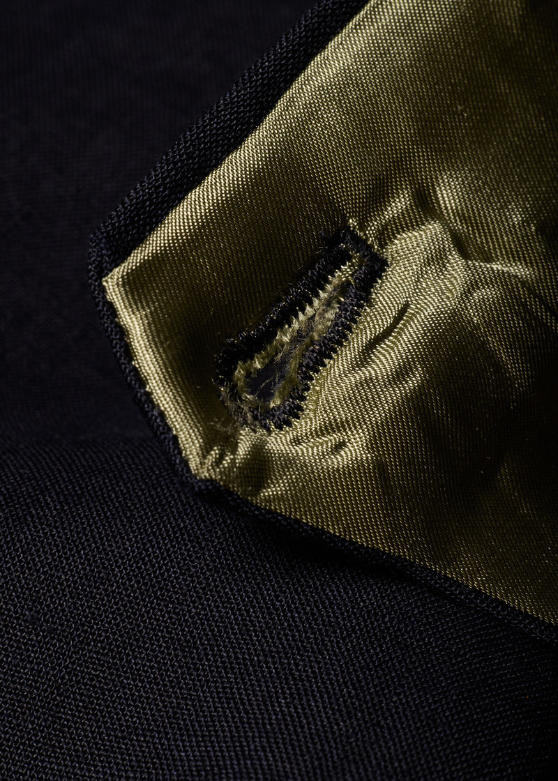 Navy Linen Suit 13
