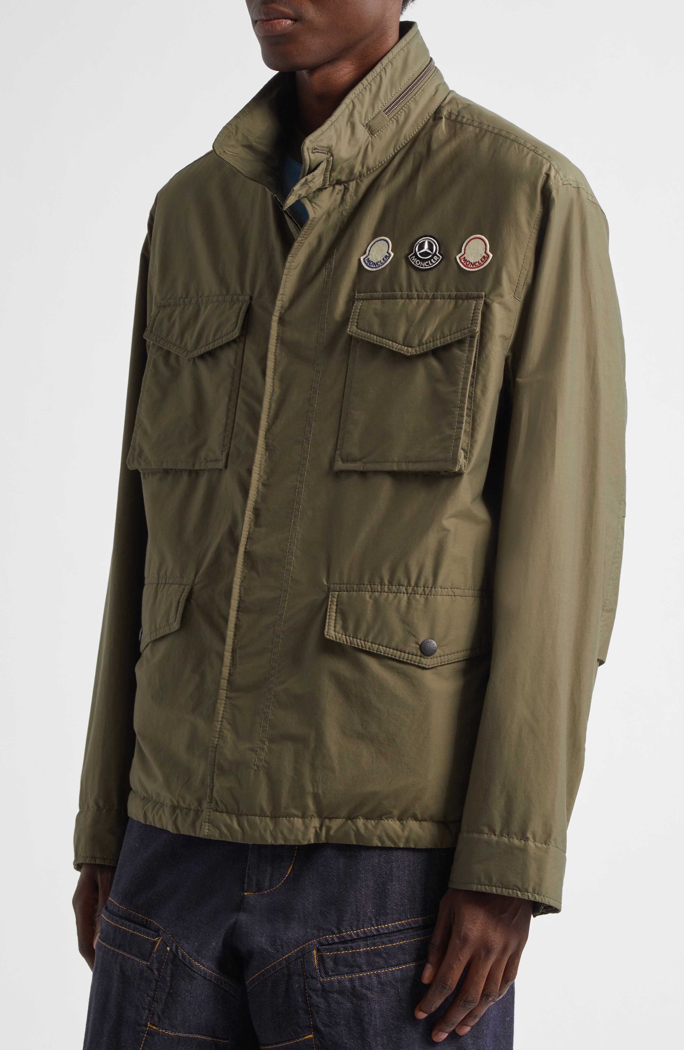 Moncler Genius x Mercedes Benz By Nigo Orus Field Jacket in Olive at Nordstrom - 5