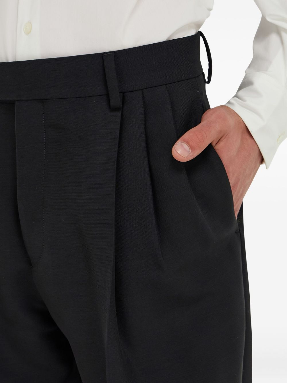 tailored straight-leg trousers - 5