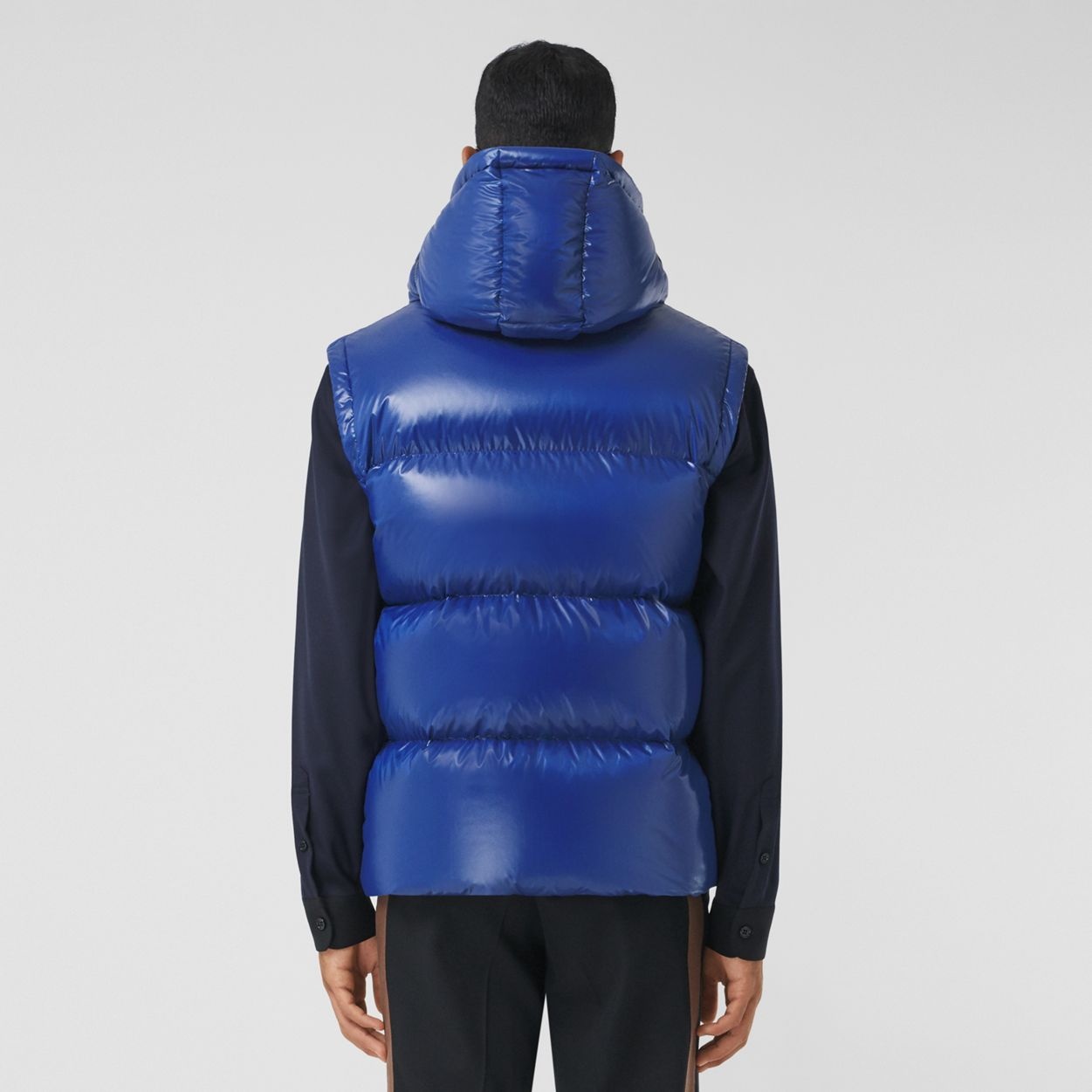 Detachable Hood Nylon Puffer Gilet - 4
