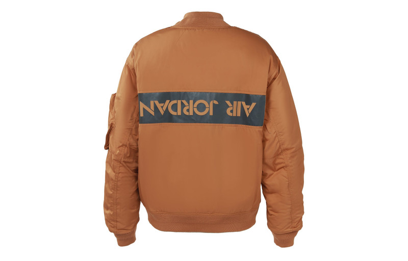 Jordan Air Jordan Ma-1 Flight Reflective Warm Jacket For Men Orange CK6669-290 outlook
