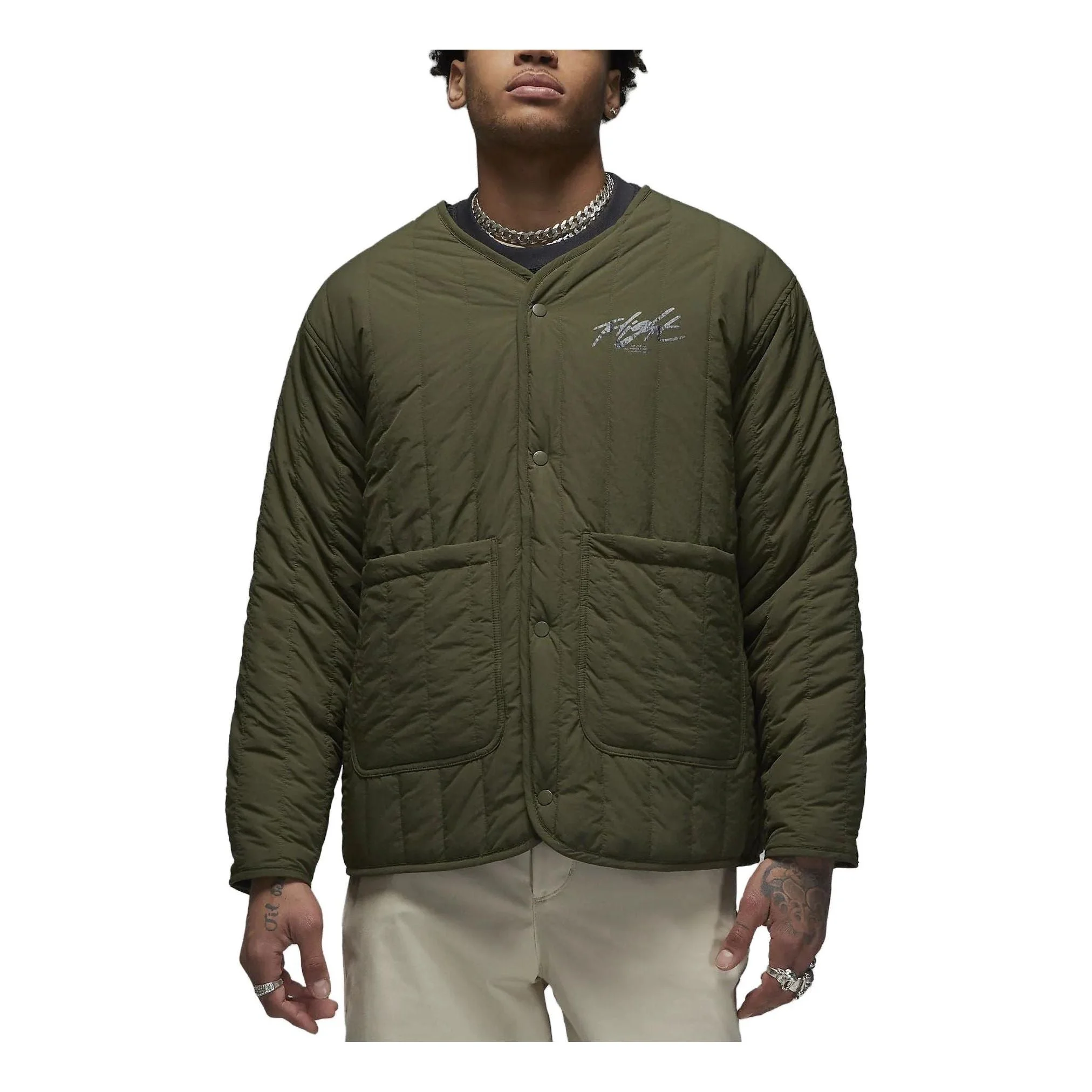 Air Jordan Flight Heritage Reversible Jacket 'Green' DX4349-045 - 1
