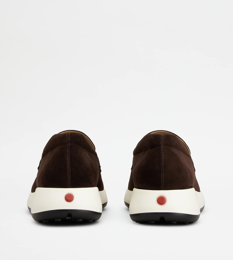 Tod's SPORTY LOAFERS IN SUEDE - BROWN outlook