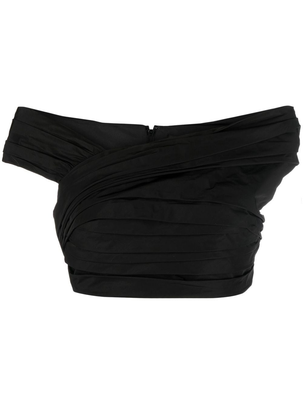 off-shoulder crop top - 1