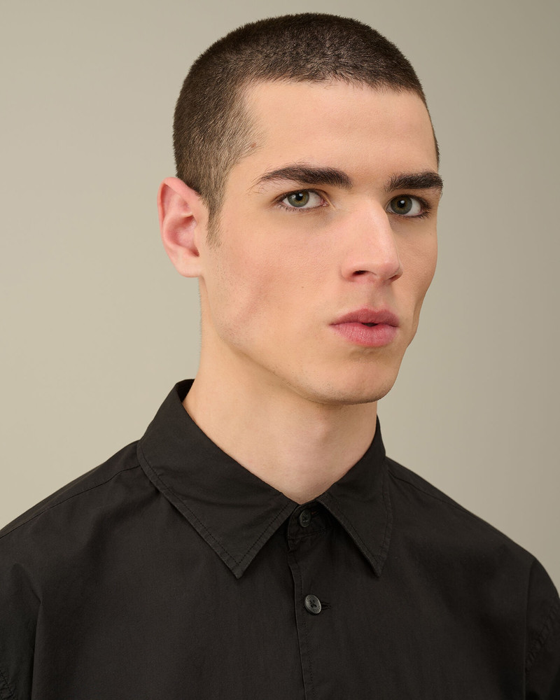 Cotton Popeline Short Sleeved Shirt 5