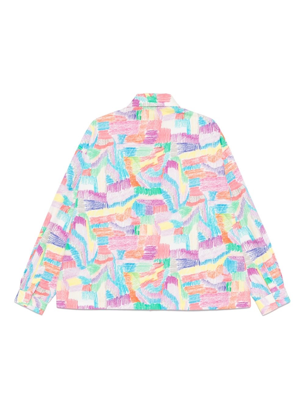abstract-print shirt - 2