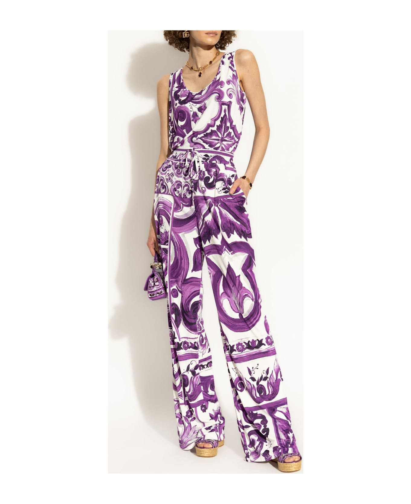 Dolce & Gabbana Top With 'majolica' Print - 2