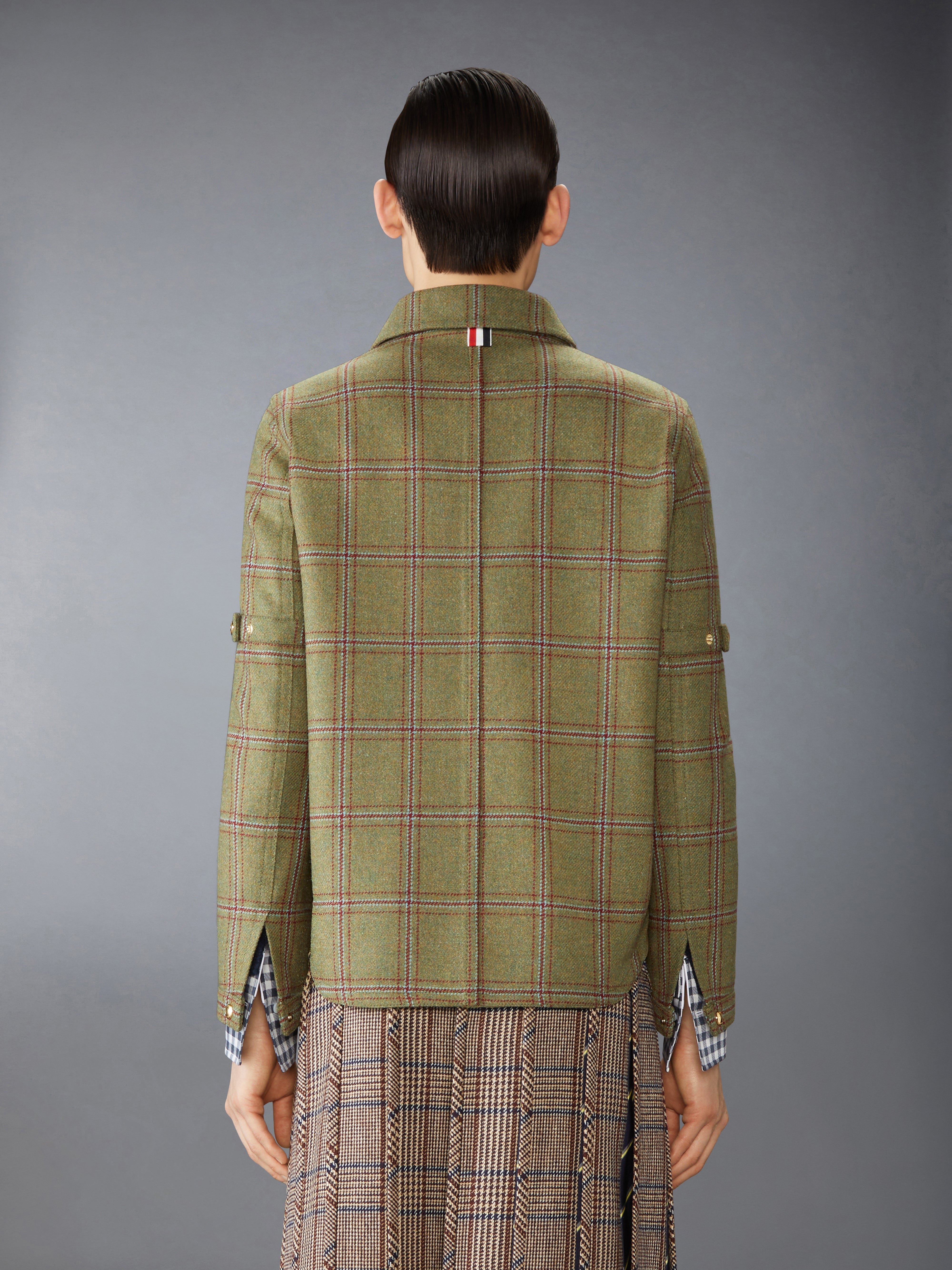 HUNTING TWEED ARMBAND UTILITY JACKET - 3