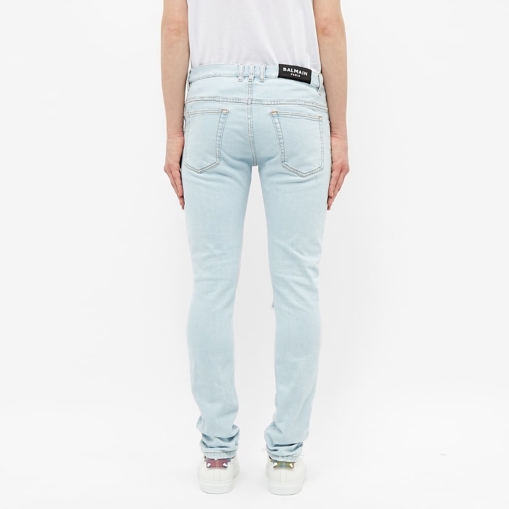 Balmain Slim Distressed Jean - 6