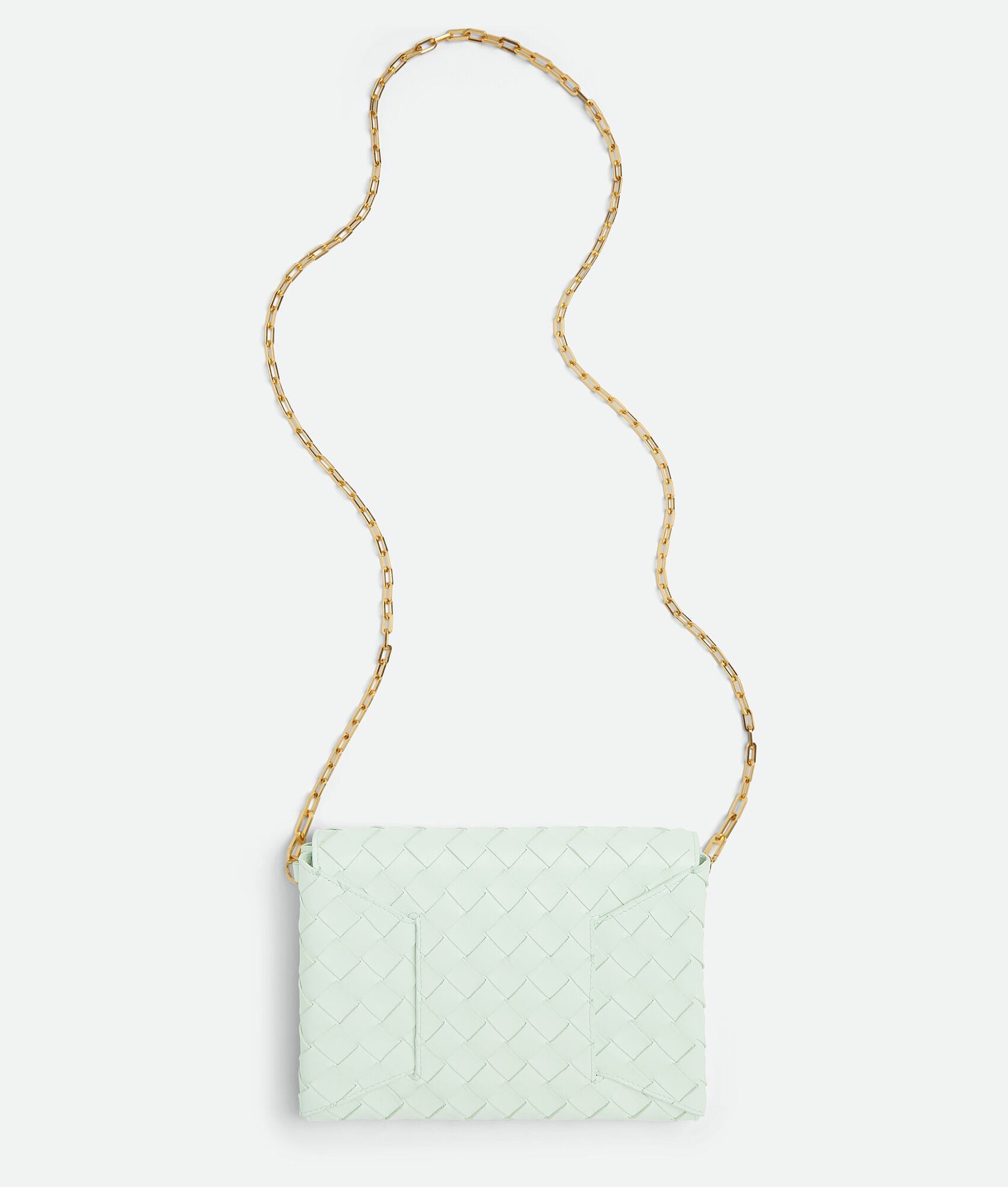 ●BOTTEGAVENETA ●ボッテガヴェネタ Pouch Origami Bottega Veneta Origami Envelope Pouch On Chain | REVERSIBLE