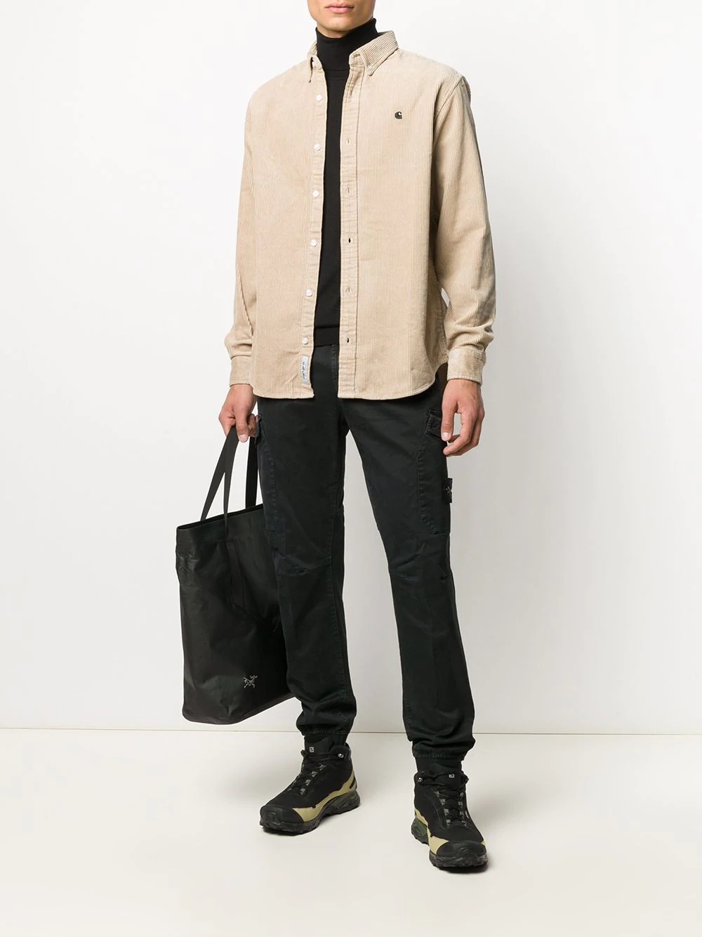 corduroy shirt jacket - 2