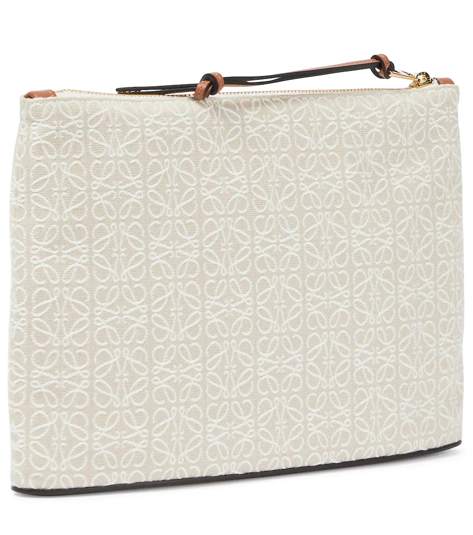 Paula's Ibiza Anagram jacquard canvas pouch - 4