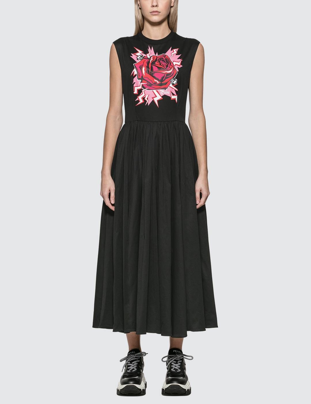 JWP St. Rose Graphic Print Dress - 1